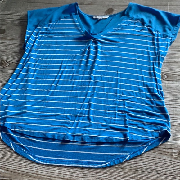 Adrienne Vittadini Striped Shirt - Picture 2 of 4